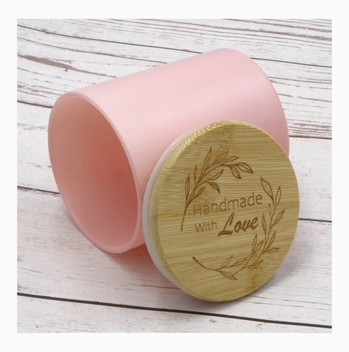 Premium Soy Candles (Pink Jar)