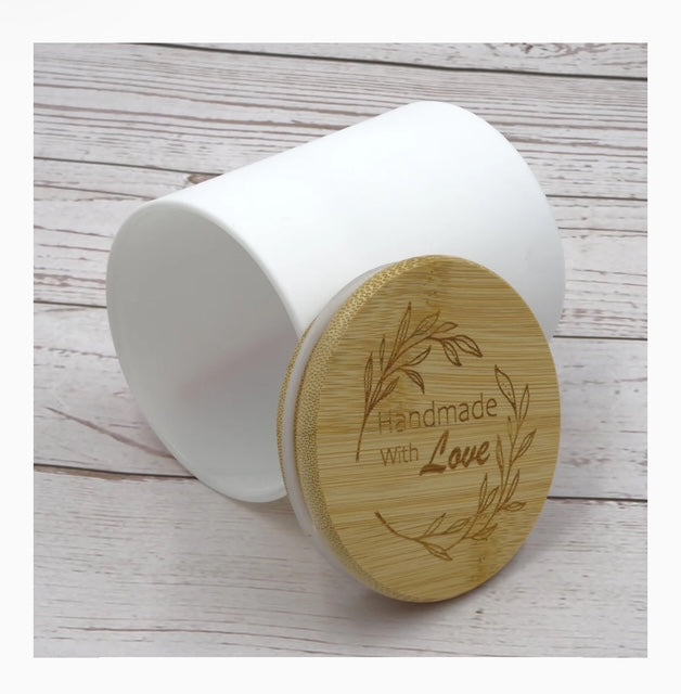 Premium Soy Candles (White Jar)