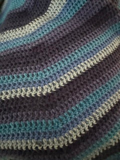 Blanket - Handmade blue