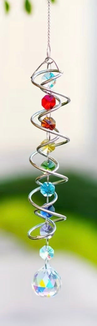 Sun catchers - Spiral clear