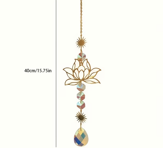 Sun catchers -Lotus Gold