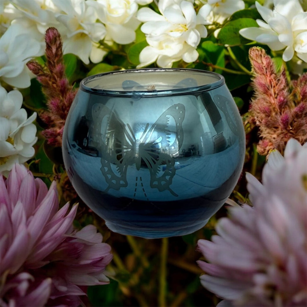 Blue Butterfly Jar Small